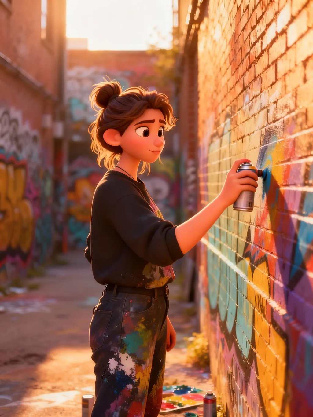 Póster Disney AI sample result