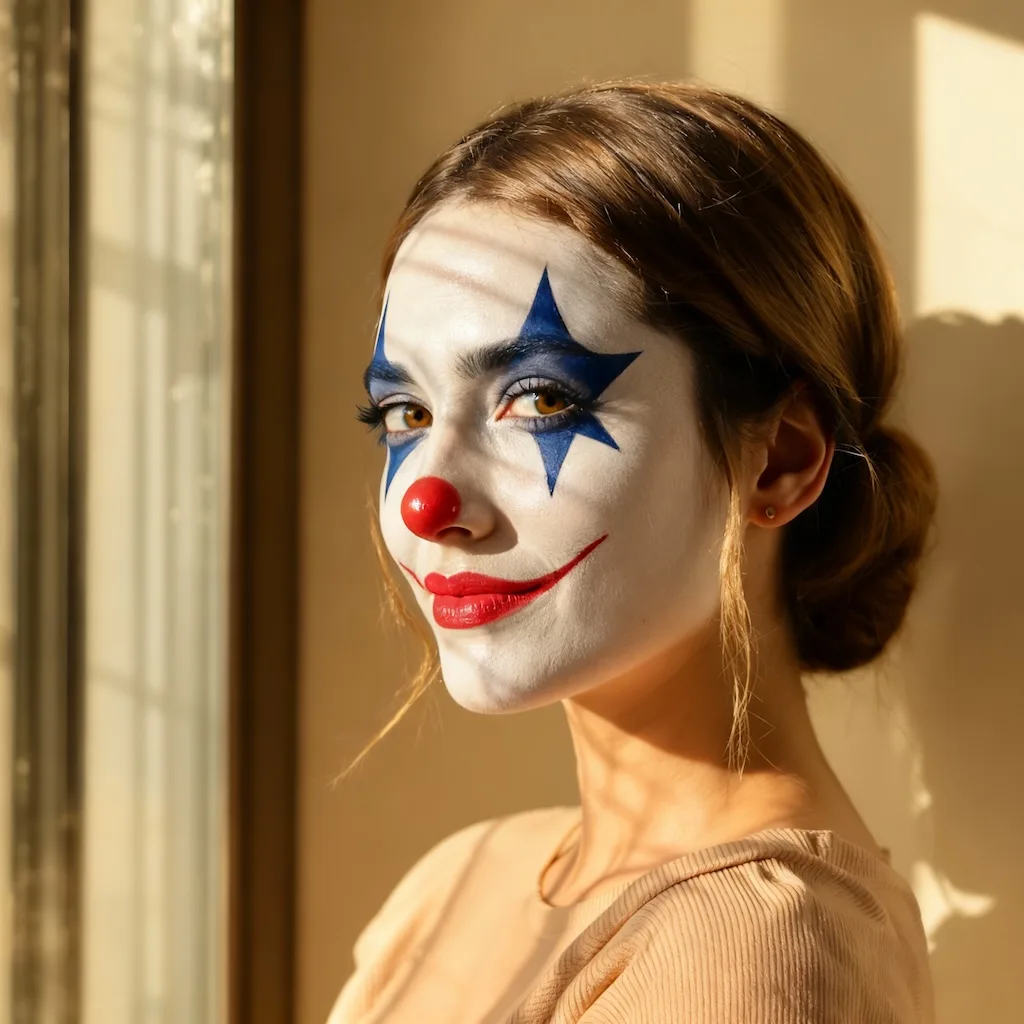 Horror Clown Makeup result generated by Image 2