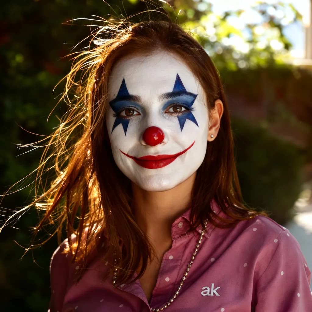 Horror-Clown-Make-up sample result