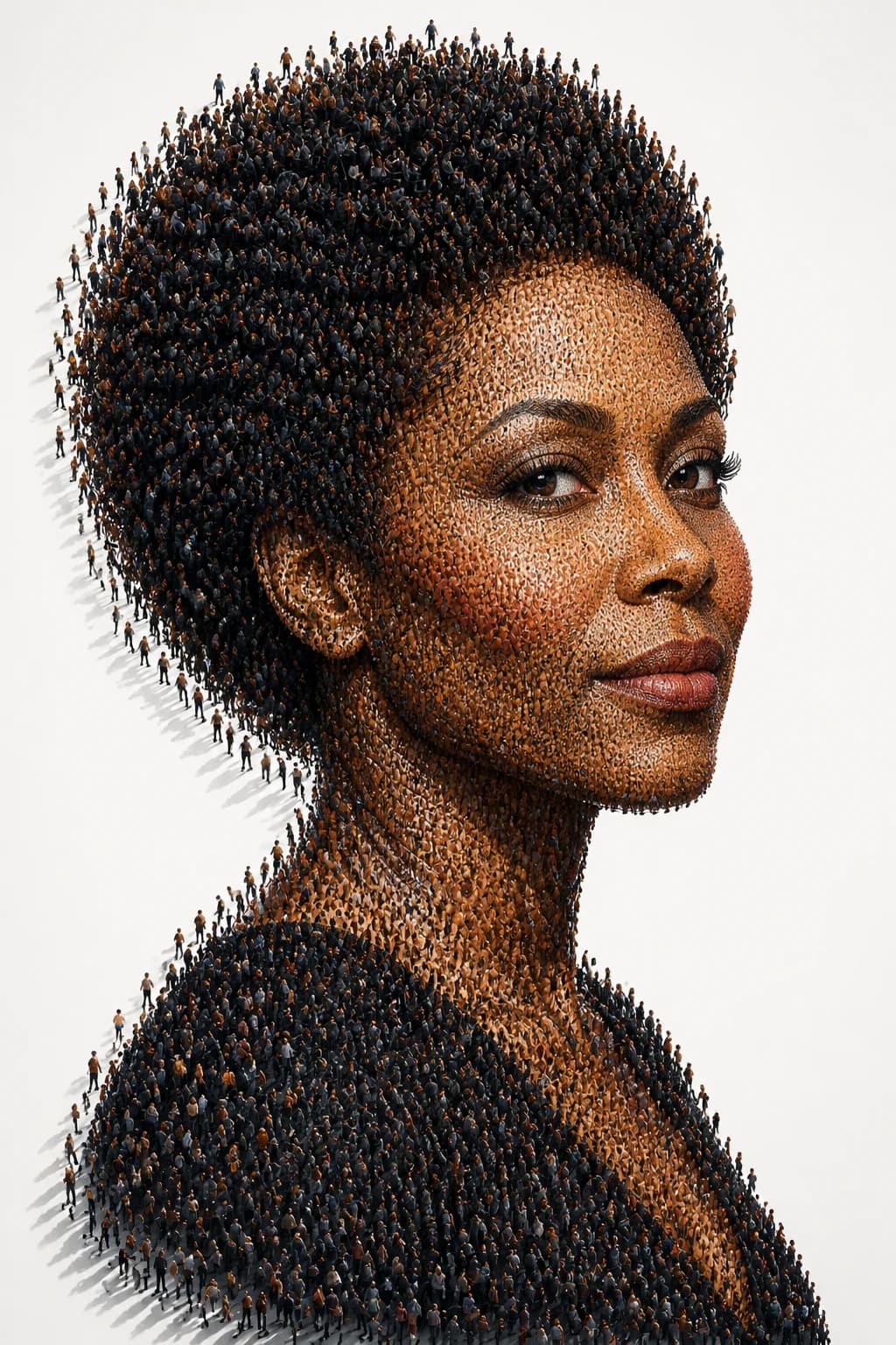 Free Human Mosaic Portrait Generator sample result