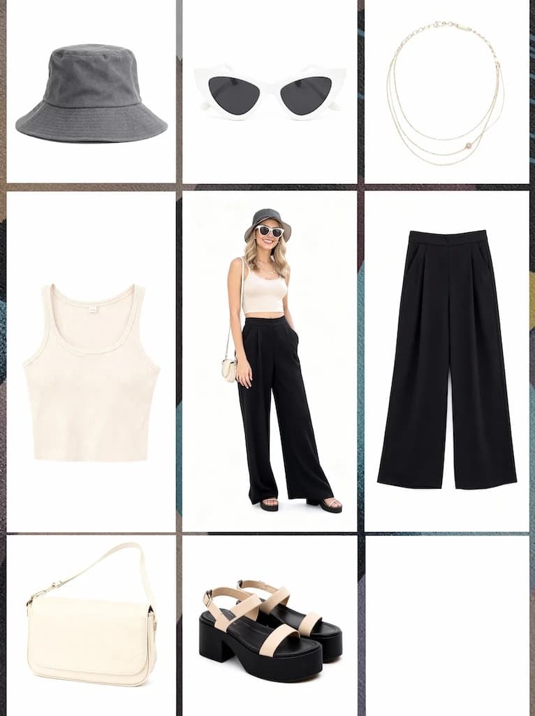 OOTD 코디 그리드 result generated by Image 2