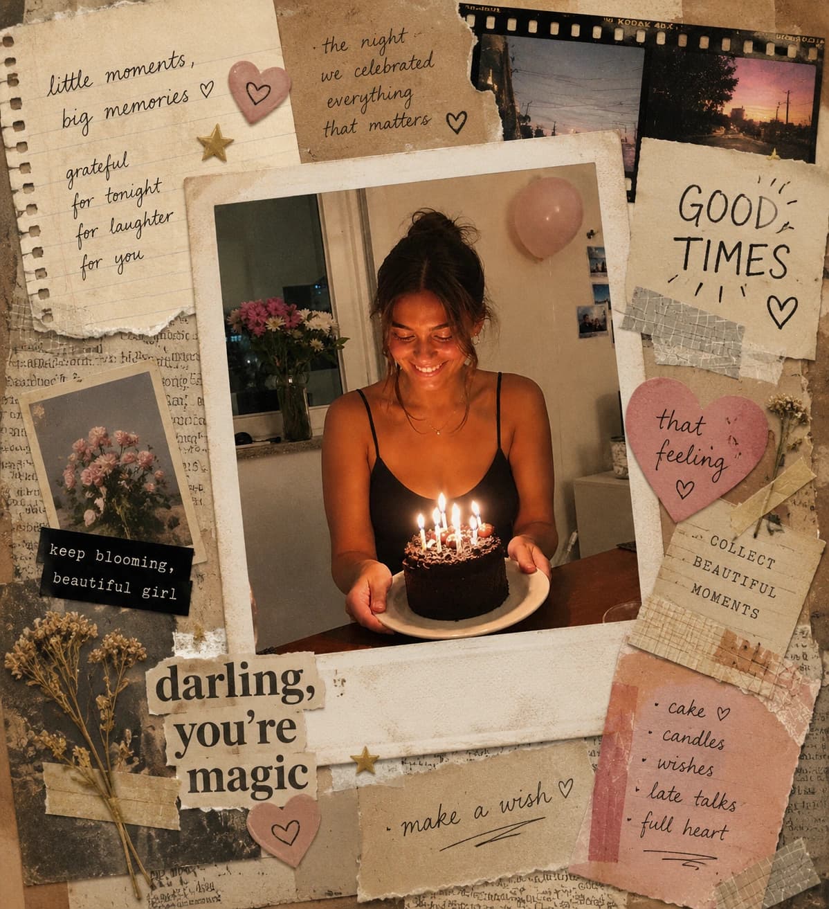 Scrapbook Collage AI sample result
